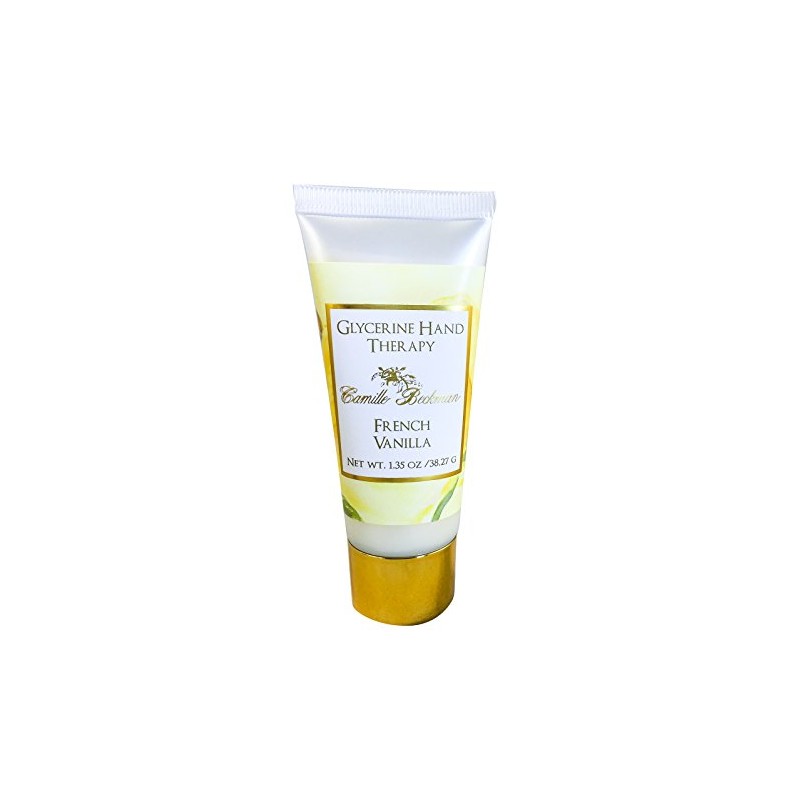 Camille Beckman Glycerine Hand Therapy Cream, French Vanilla, 1.35 Ounce