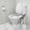 Elongated Toilet Seat Slow Close, Quiet Toilet Seat Cover with