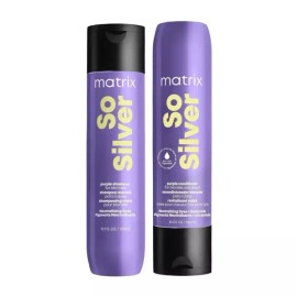MATRIX So 실버 퍼플 샴푸 및 안소 컨디셔너 세트 MATRIX So Silver Shampoo and Conditioner Set