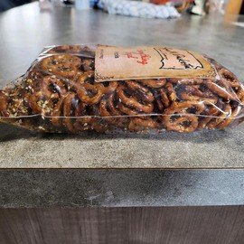 SD Snack Company Ranch Pretzels 7oz Bag - Small Batch, Crunchy and Delicious Snack - Crispy Flavor Dry