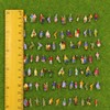 100pcs Model Trains 1:150 Scale Painted Figures N