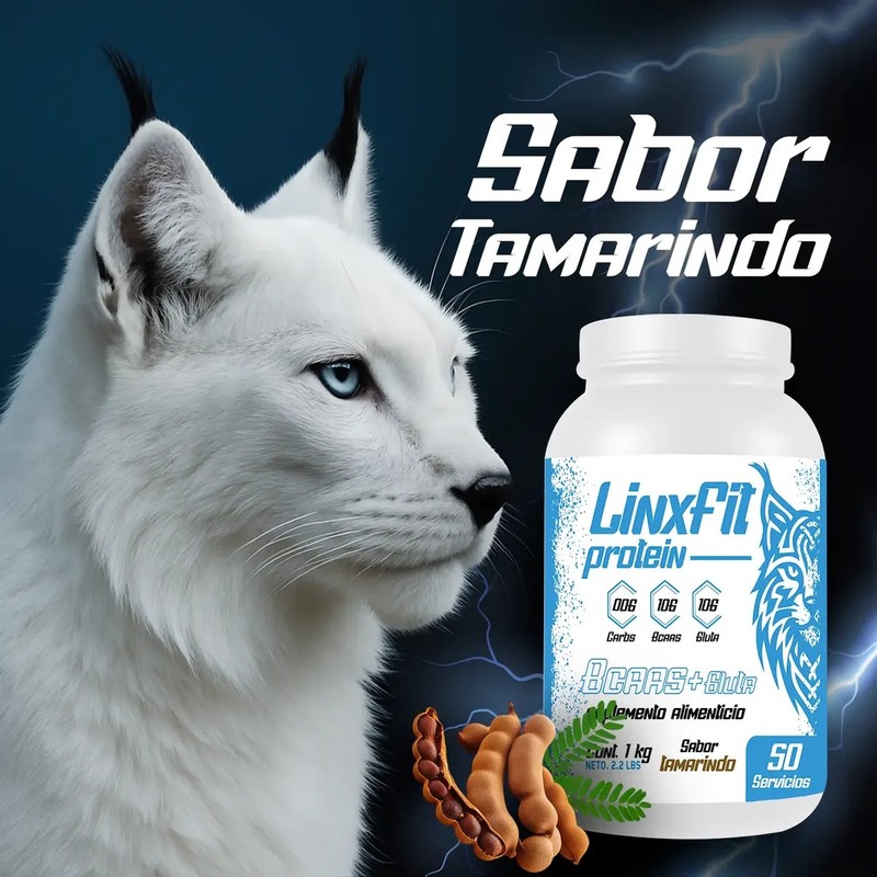 Bcaas Glutamina Linx Fit 1kg 50 Servicios Varios Sabores