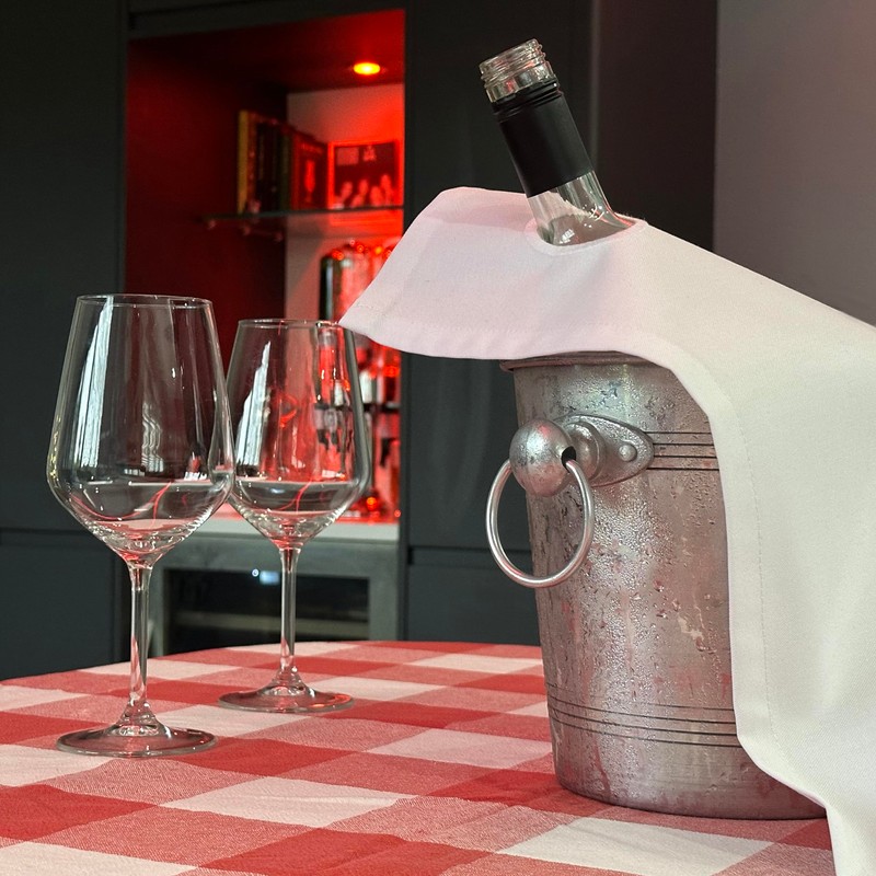 BOTTLECLOTHS - Catering Collection, Bottle Cloths for Ice Buckets, Polycotton,