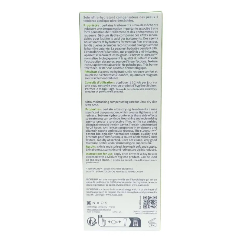 Bioderma Sebium Hydra 40ml