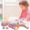 COSDOLLL Magic Disappearing Milk Bottle W/Pacifier, Pretend Play Feeding Toy