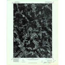 YellowMaps Skowhegan SW ME topo map, 1:24000 Scale, 7.5 X 7.5 Minute, Historical, 1975, Updated 1980, 27.3 x 21.6 in - Polypropylene