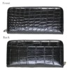 Berkut 1291385 Crocodile Matte Zip Around Long Wallet with Back