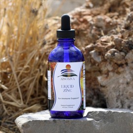 Aisomva Liquid Zinc for Immune Support - Activated Immune Defense in Every Bioavailable Drop, 4 fl. oz. (118 ml)