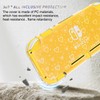 DLseego Clear Glitter Protective Case for Switch Lite Console 2019,