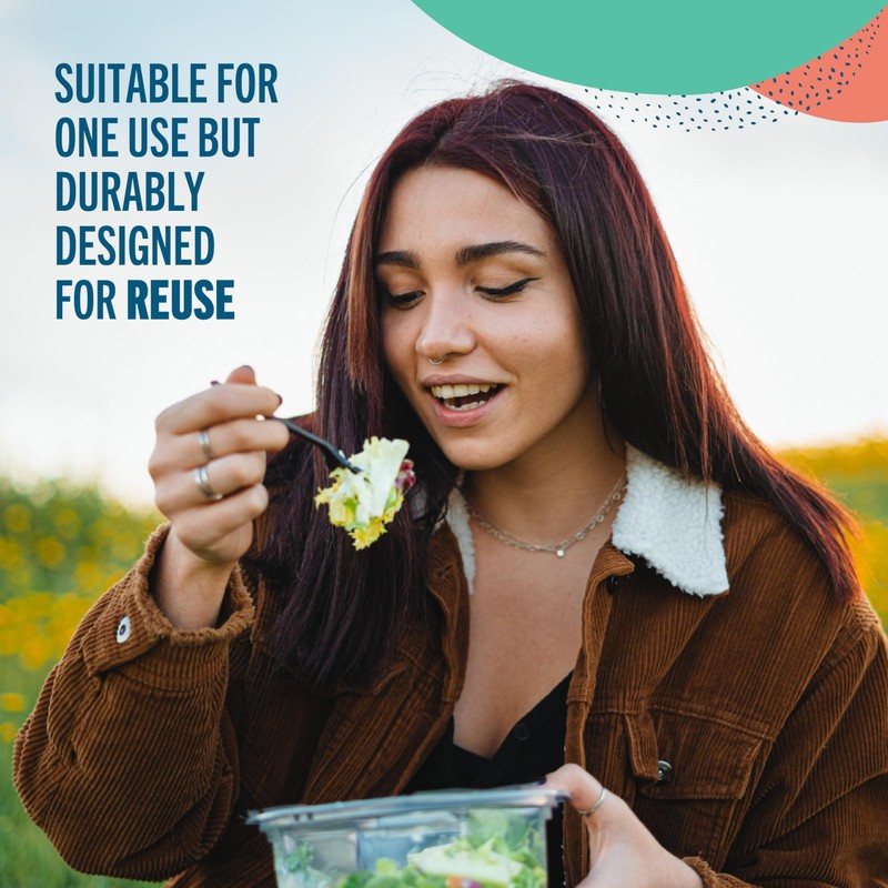 Preserve - Fork 100 Percent Recycled Plastic Medium Weight Cutlery