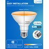 12W LED Bug Lights for Outside[4 Pack], JandCase Yellow Bug
