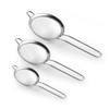 Sieves and Strainers Set Metal Sieve Stainless Steel, Fine Mesh