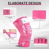 Knee Support Brace 2 Pack Compression Knee Sleeve with Straps