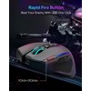E-YOOSO Gaming Mouse, Tri-Modes Wireless/Bluetooth/Wired Rechargeable RGB Gamer Mouse with