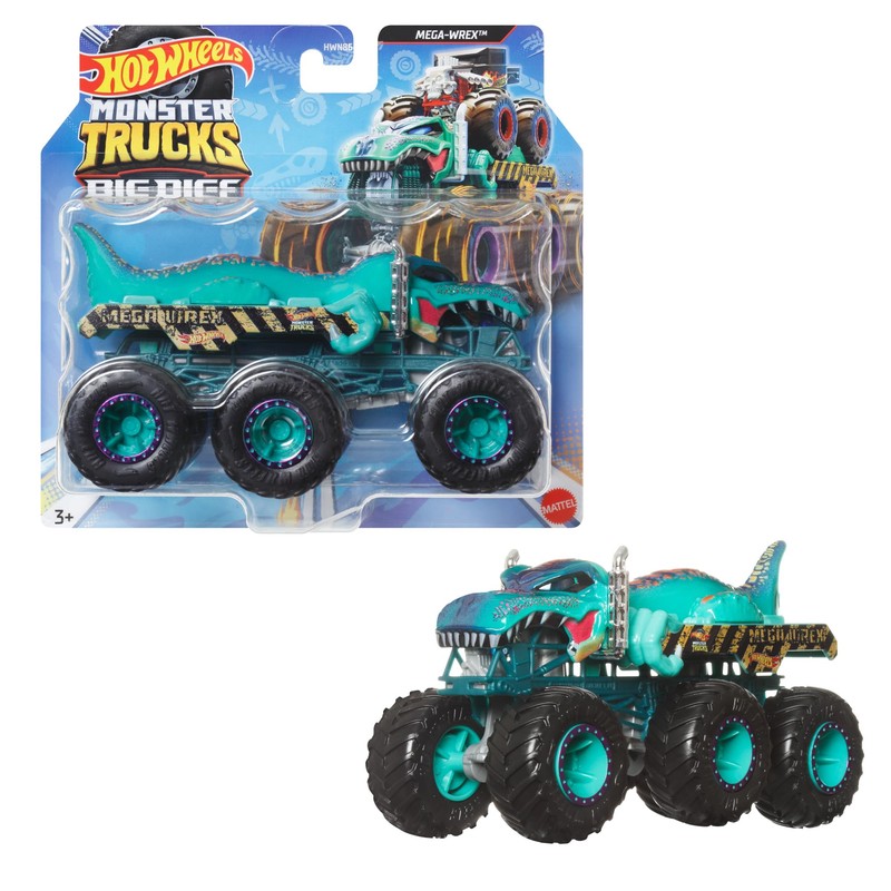 Hot Wheels Hot Wheels Monster Trucks Big Rigs, 1:64 Scale