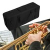 Trumpet Storage Box with Shoulder Strap Multiple Compartments Oxford Cloth