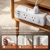 Outlet Extender Stick, 360° Rotating Wall Outlet Expander with 22-35"