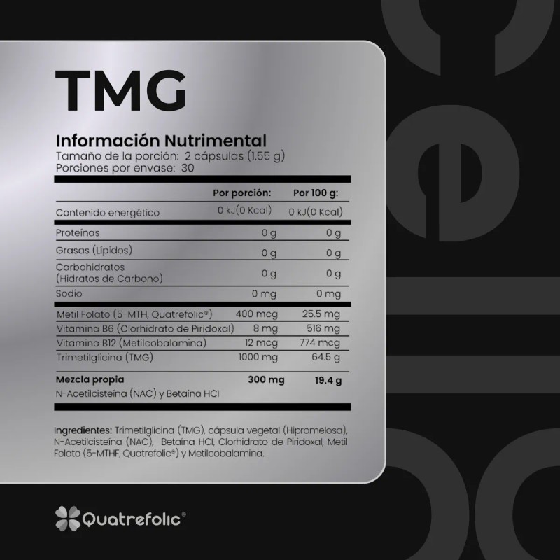 Cellx Tmg B6 B12 Metilfolato Nac