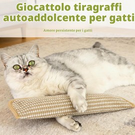 ROKZELT 2 Pezzi Giocattolo per Gatti, Cuscini Interattivi per Gatti, Giochi Interattivi per Giocare, Mordere, Masticare, Graffi per gatti, Grande (28,5 x 8,5 cm)