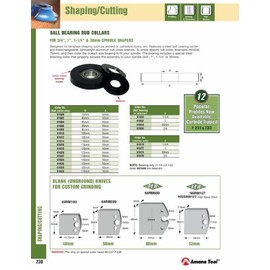 Amana Tool 61654 Insert, 30 mm bore, ball bearing with bracket