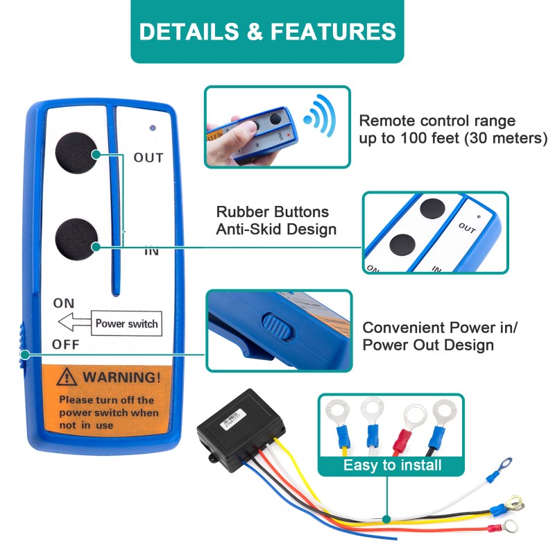 DYSO For UTV Kawasaki Teryx/4 750 800 Winch Mounting Plate