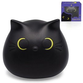Yamepuia Cat Piggy Bank,Cute Piggy Banks for Kids, Large Money Box with Opening,Plastic Money Tin Gift for Birthday Christmas,Coin Saving Boxes