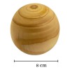 Esfera De Madera 8cm Para Niños Y Bebés Montessori