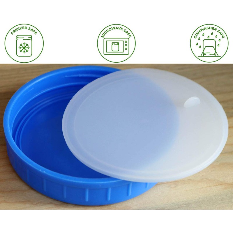 Leak Proof Platinum Silicone Sealing Lid Inserts/Liners for Mason Jars
