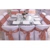 SINSSOWL Pack of 50 Satin Chair Sashes 7x108 inches for