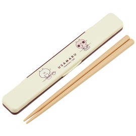Skater ABC3AG-A Chopsticks 7.1 inches (18 cm), Chopsticks Case Set, Antibacterial, For Adults, Made in Japan