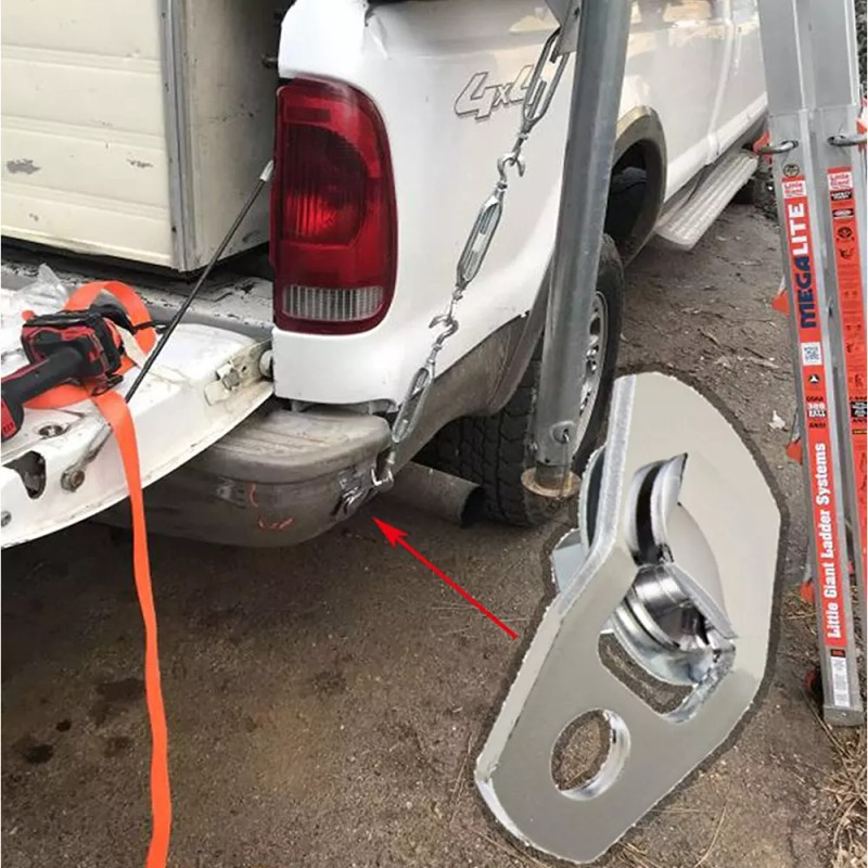 jarv_91 2 PACK Universal Truck Camper Rear Bumper Anchor Tie