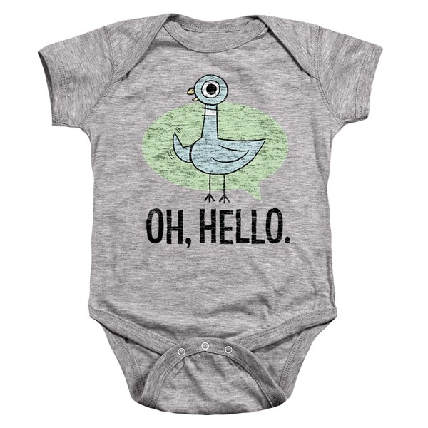 The Pigeon Oh Hello Unisex Infant Snap Suit for Baby,