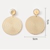 Rattan Earrings Lightweight Boho Colorful Raffia Earrings for Women Handmade