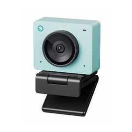 OBSBOT Meet 2-4K Camara Web para PC Webcam con Sensor 1/2", AI Encuadre y Autoenfoque, Modo Belleza, Ligera,Control por Gestos, HDR, 60 FPS, Camara para Streaming, Reuniones, Juegos. (Verde Aurora)