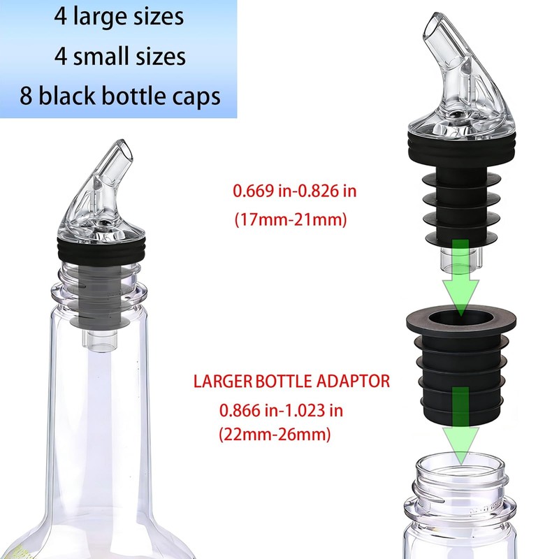 Pour Spout for Torani Sugar-Free Syrup 25.4 Fl Oz Bottle，Pourers