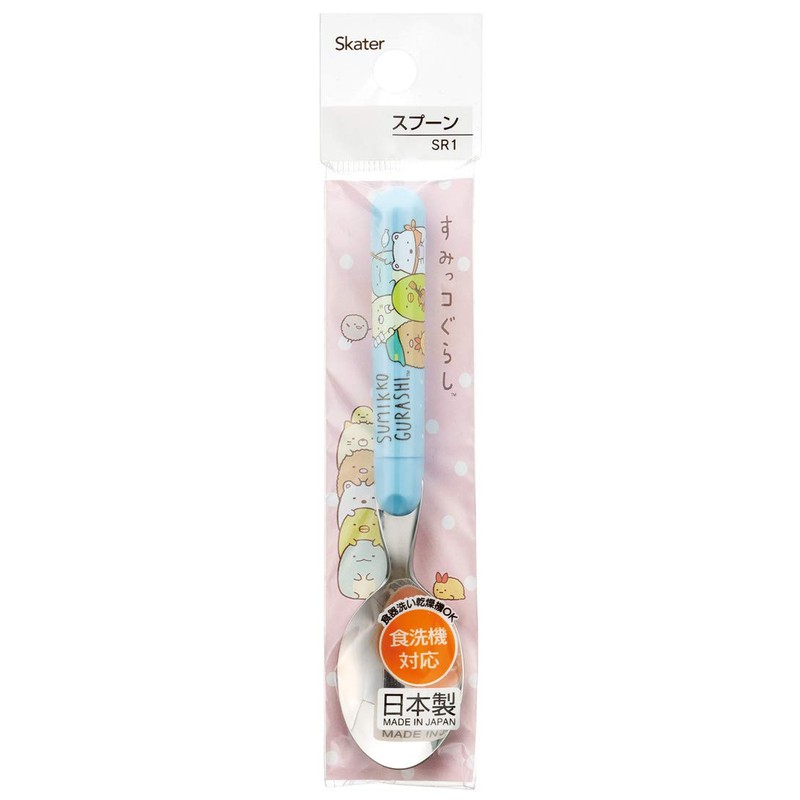 Skater SR1-A Sumikko Gurashi Stainless Steel Children's Spoon, Made in