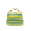 Vinsani Insulated Striped Canvas Thermal Lunch Bag Reusable Portable Cooler