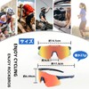 ROCKBROS Polarized Sunglasses, Sports Sunglasses, UV400, UV Protection, Frameless, Ultra