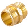 2 Pack 3/4 Inch Brass Garden Hose Adapter Male to
