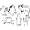 Städter Cookie Cutters Set of 6 Christmas Design Stainless Steel
