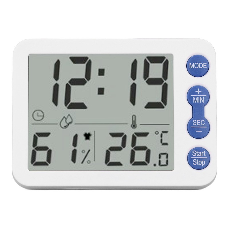 Indoor Digital Temperature Humidity Meter Multifunctional Electronic Thermometer Hygrometer with