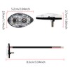 YnGia 2PCS Motorcycle Indicators Motorcycle Flush Mount LED Turn Signals