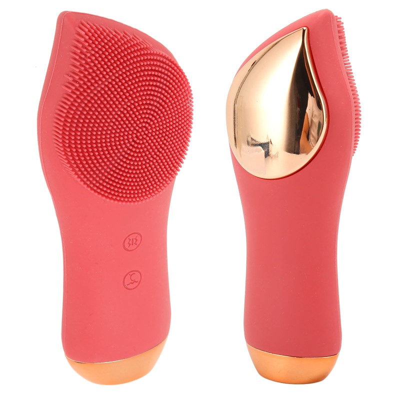 Electric Facial Cleanser Silicone Face Scrubber Waterproof Rechargeable Cleansing Massaging