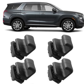 Neopent 4pcs Rear Door Curtain Hook Fit for Hyundai Palisade 2020-2024 Interior Sun Shade Blind Curtain Hook Replacement 83917S8000CA 83917S8000 Interior Sun Shade Blind Curtain Hook