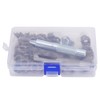 100pcs Bronze Round Eyelet Punch Die Tool Kit DIY Eyelets
