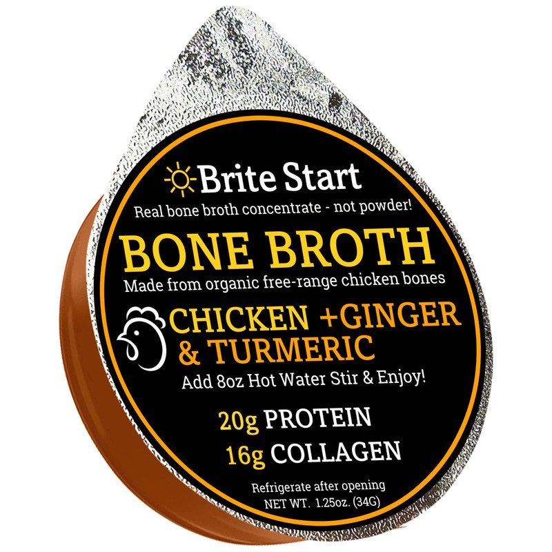 Brite Start Brite Start Bone Broth - Chicken + Ginger
