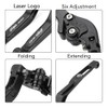 YOKNTECH Motorcycle Accessories Adjustable Extendable Folding Brake Clutch Levers for