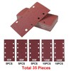 35 Pieces Sanding Sheets Set, 93 x 185 mm Hook