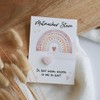 Geschenk Glücksbringer zur Einschulung | Regenbogen in Rosa | Mutmacher