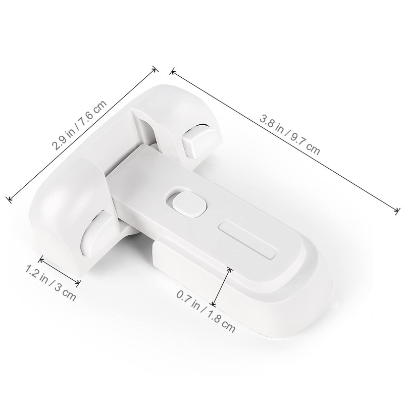 CLYMENE Refrigerator Fridge Freezer Door Lock for Kids, Child Proof